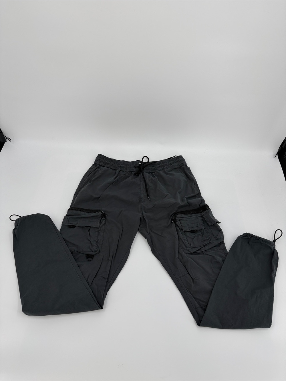 Pacsun Men’s Gray Cargo Pants - Lightweight Utility Pants